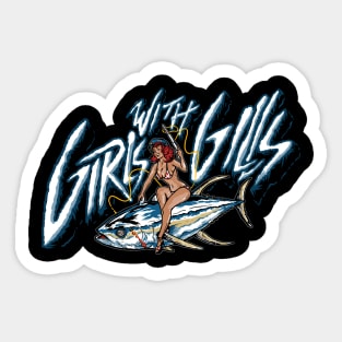 Girls with Gills Sticker